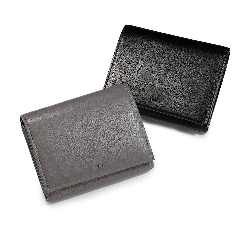 テクネ / LAMB LEATHER TRIFOLD WALLET/A01-01711-L