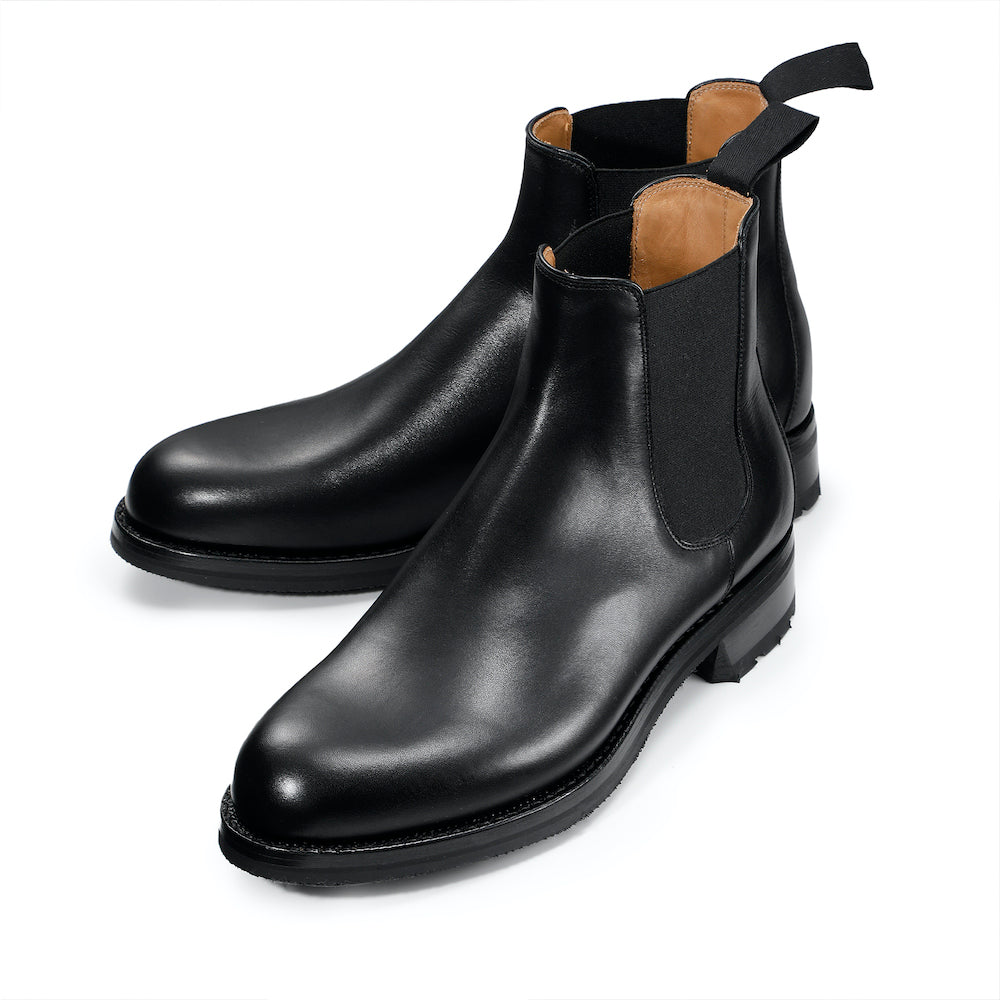 フラテッリジャコメッティ / カーフ サイドゴア ブーツ(vibram sole)/FG529