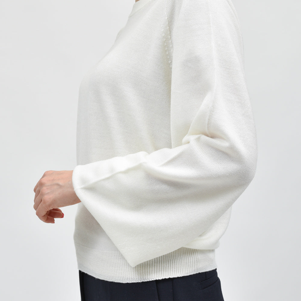 SCAGLIONE(スカリオーネ) DNM084 ウールクルーネックニット