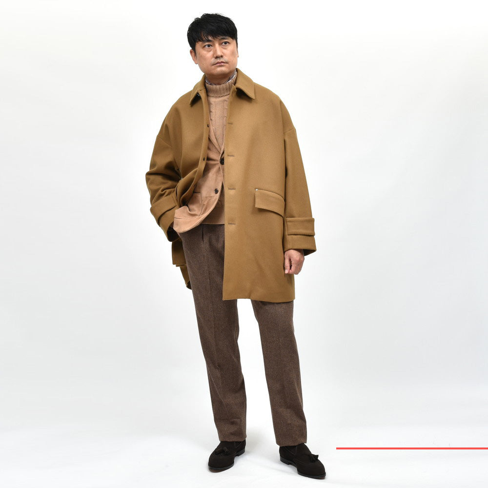 MACKINTOSH(マッキントッシュ) HUMBIEハンビー ウールソフトメルトンオーバーサイズドバルカラーコート G242MO1169FL2K