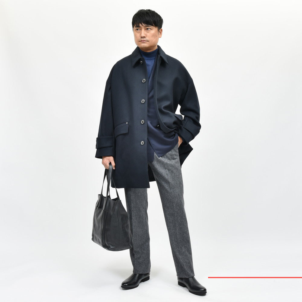 MACKINTOSH(マッキントッシュ) HUMBIEハンビー ウールソフトメルトンオーバーサイズドバルカラーコート G242MO1169FL2K
