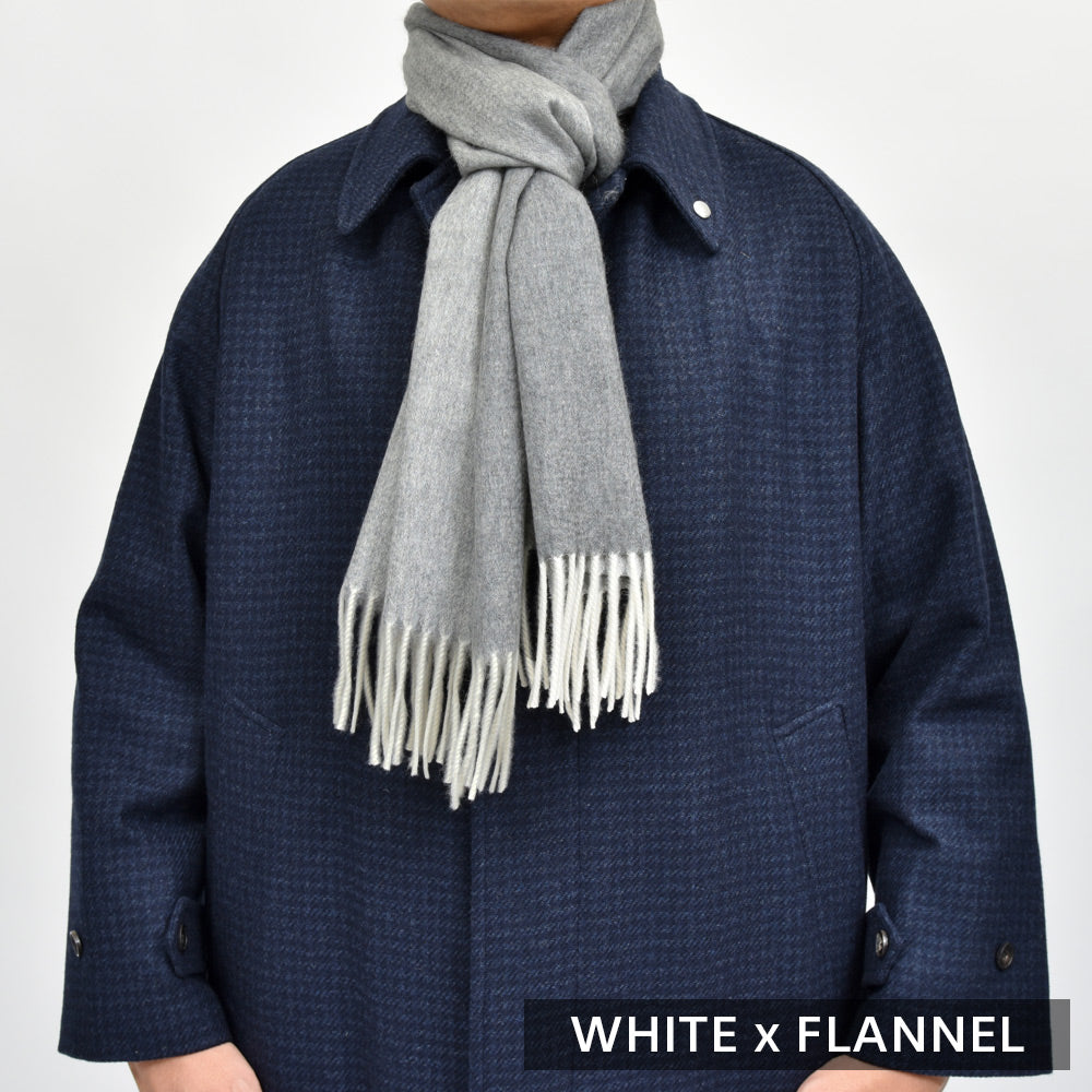 BEGG X CO(ベグ アンド コー) カシミアダブルフェイスマフラー Arran Reversible Scarf 18342202225