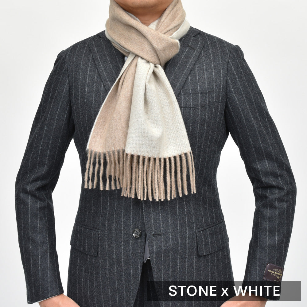 BEGG X CO(ベグ アンド コー) カシミアダブルフェイスマフラー Arran Reversible Scarf 18342202225
