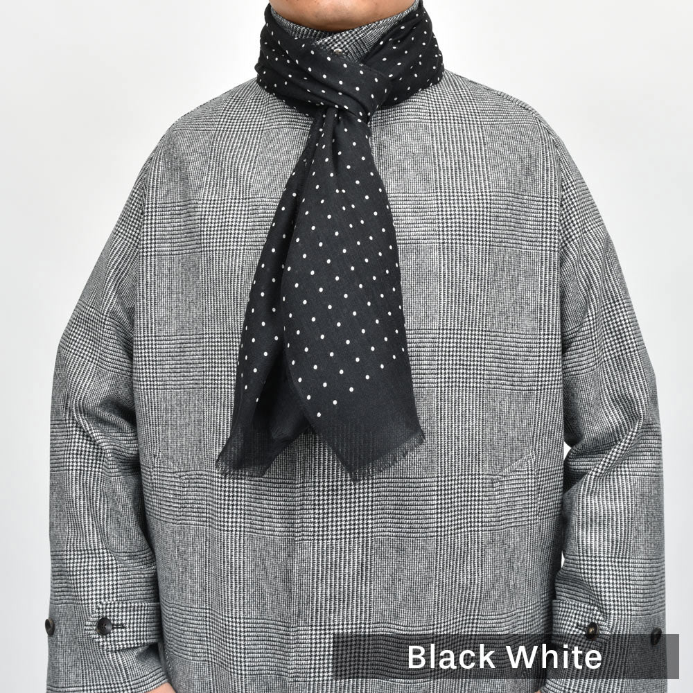BEGG X CO(ベグ アンド コー) シルキーカシミアドットストール Wispy Hanover Scarf 18342203225
