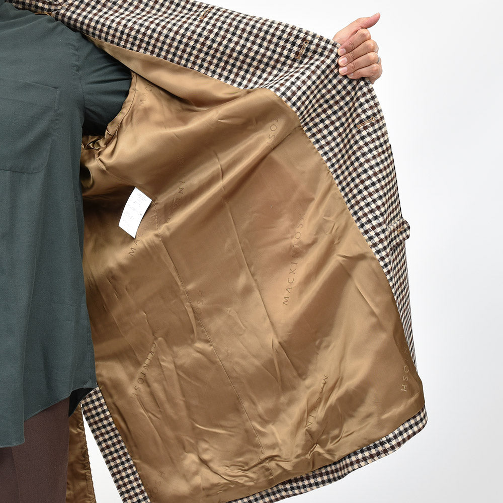MACKINTOSH マッキントッシュ BELFORD ウール シェパードチェック バルカラーコート