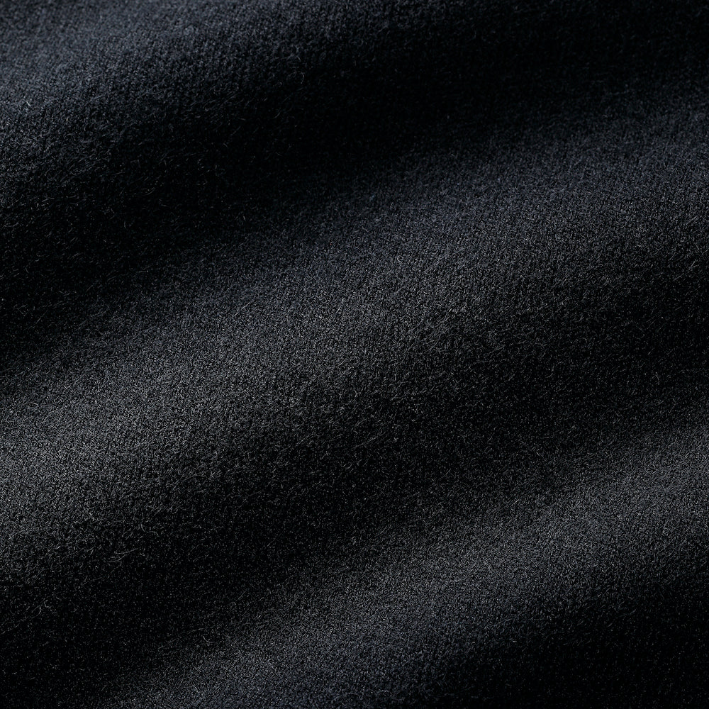 エンメティ / カシミア モックネック ニット/CASHMERE MOCKNECK/ブラック