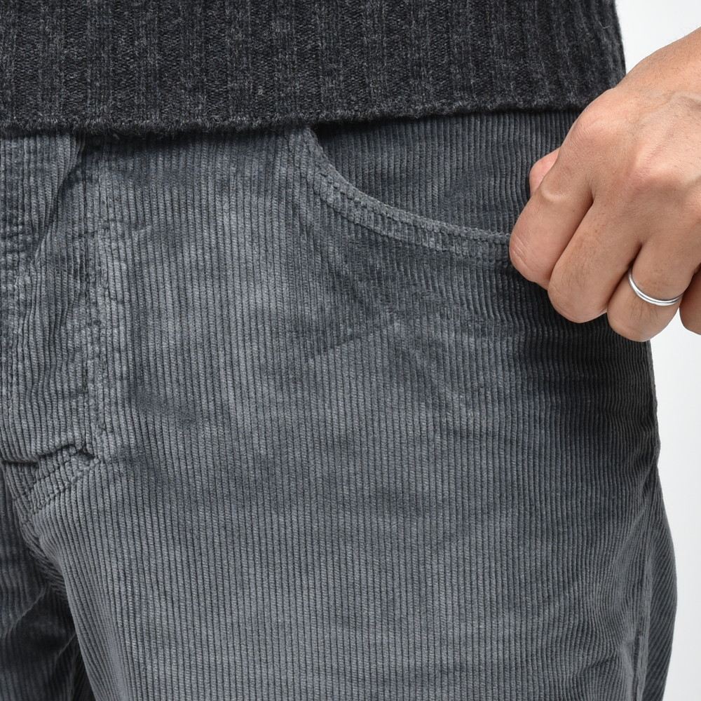 YCHAI(イカイ) ROBUSTOロブスト ウォッシュドストレッチコットンコーデュロイテーパードフィットパンツ YPUJF004-1TS0083TO