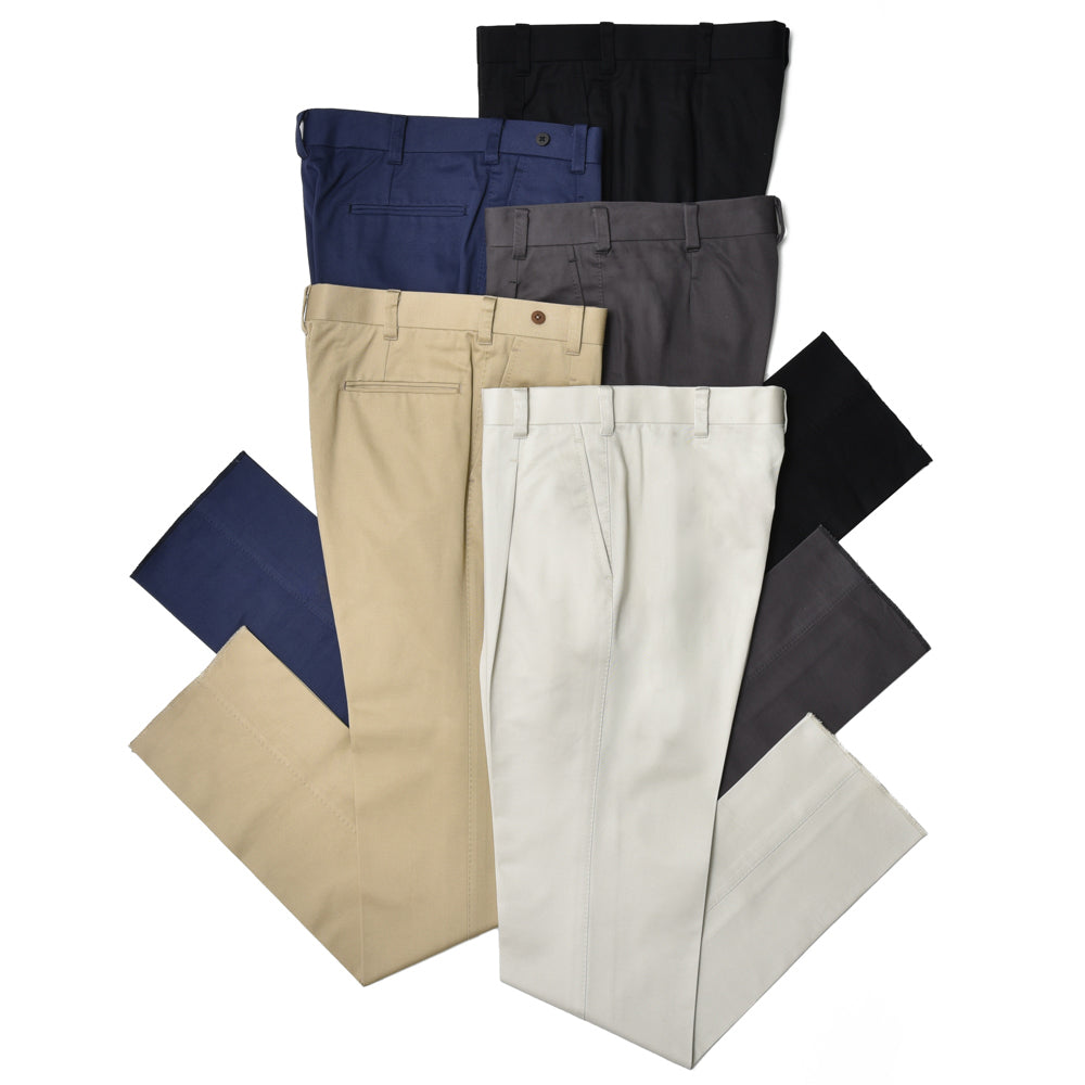 IGARASHI TROUSERS(五十嵐トラウザーズ) コットンチノ1プリーツスリムテーパードパンツ IGT/1OUTP/W2010