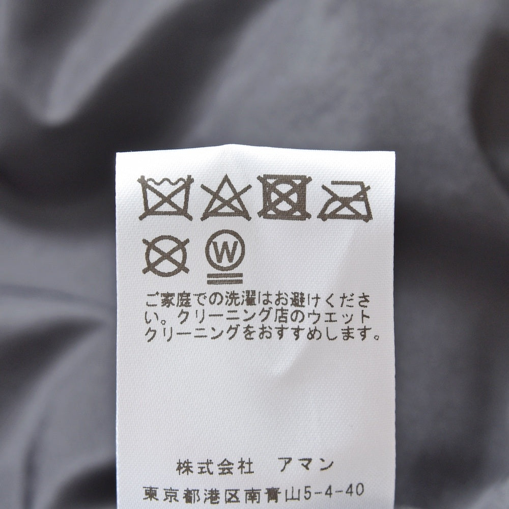 SEASE(シーズ) BALMA JACKET ウォーターレペレントカシミアサキソニーパデッドフーディーブルゾン 0S031TN