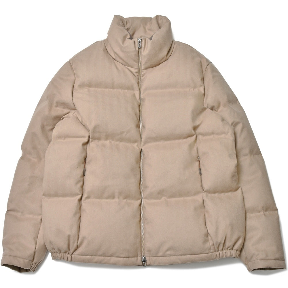 SEASE(シーズ) TRIBECA DOWN JACKET ウォーターレペレントコットンカシミアヘリンボーンスタンドカラーダウンブルゾン 0P037TN