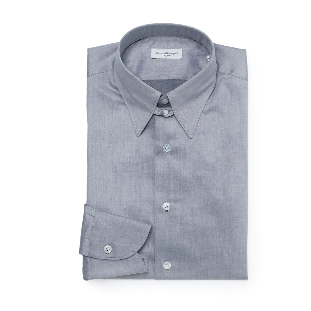 マリア・サンタンジェロ / コットンツイル タブカラー シャツ/SLIM FIT/18-PR08