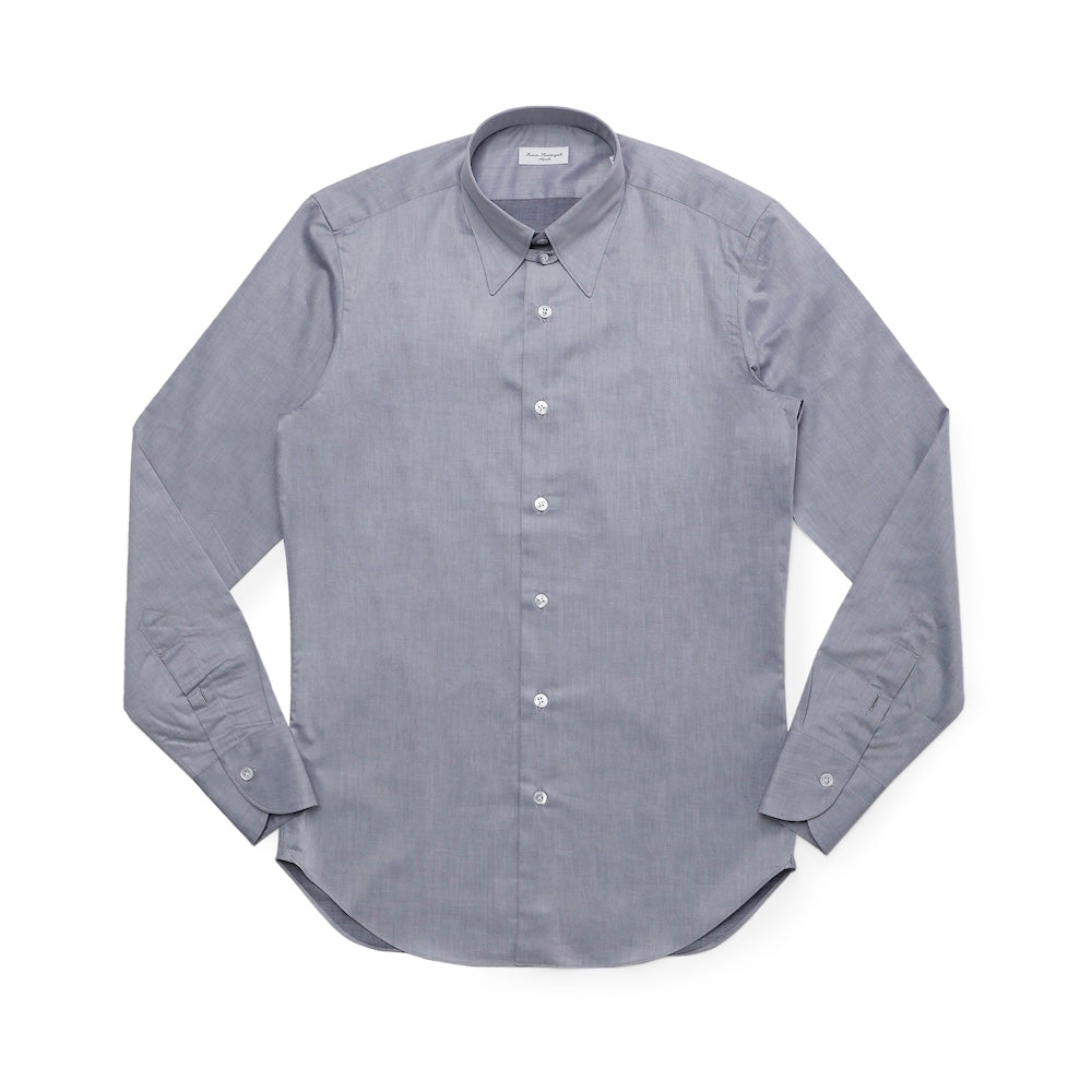 マリア・サンタンジェロ / コットンツイル タブカラー シャツ/SLIM FIT/18-PR08