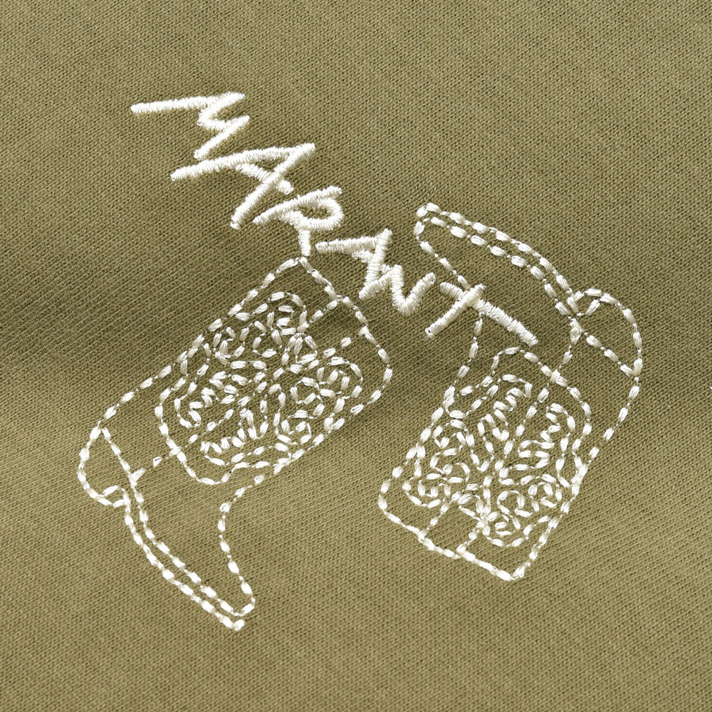 ISABEL MARANT(イザベル マラン) コットンジャージクルーネックロゴS/Sカットソー 274-24404