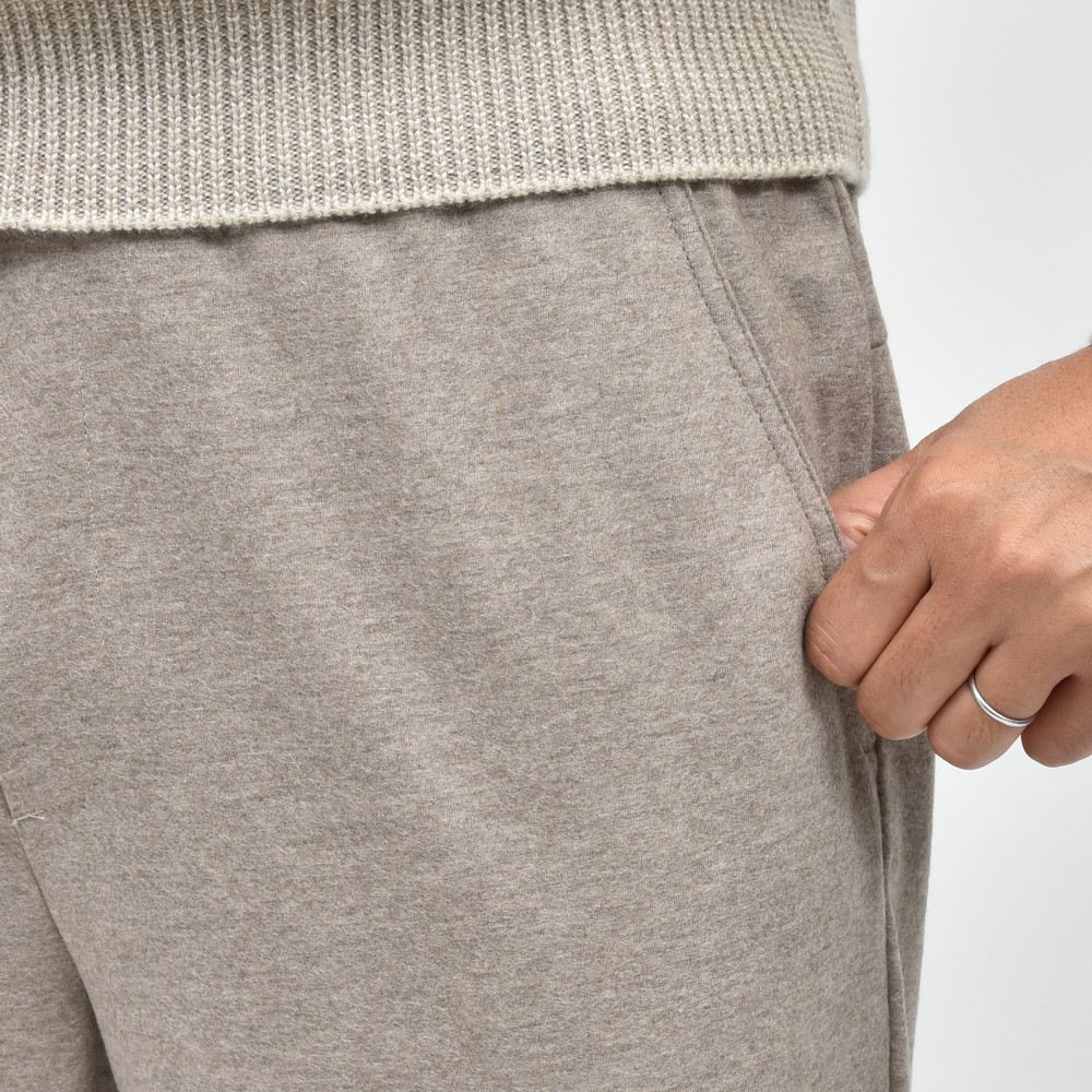 SEASE(シーズ) JEASEY DRAWSTRING PANT カシミアジャージシャーリングパンツ SE242UAPT056TJ188