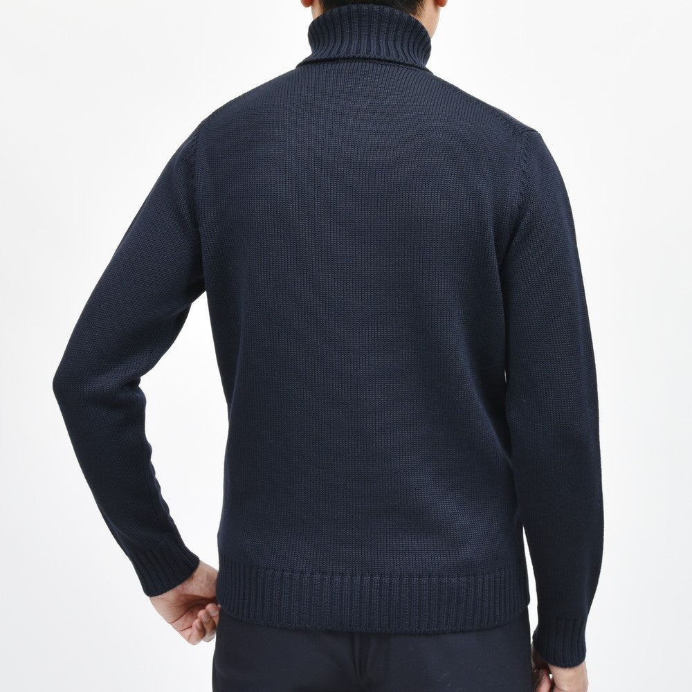 ZANONE(ザノーネ) 5ゲージウールタートルネックニット DV/SLIM FIT/810105/ZR229/25418