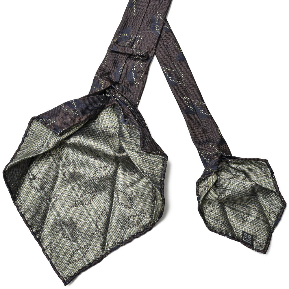 TIE YOUR TIE(タイ ユア タイ) シルクスクエアジャガードセッテピエゲタイ TSTS1032770107 18246200179