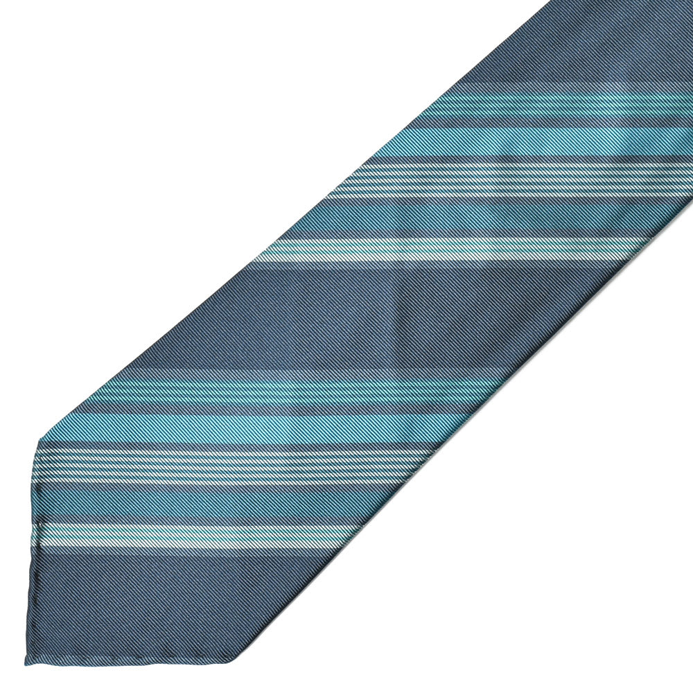 TIE YOUR TIE(タイ ユア タイ) シルクレップストライプセッテピエゲタイ T1063770107 18246203179
