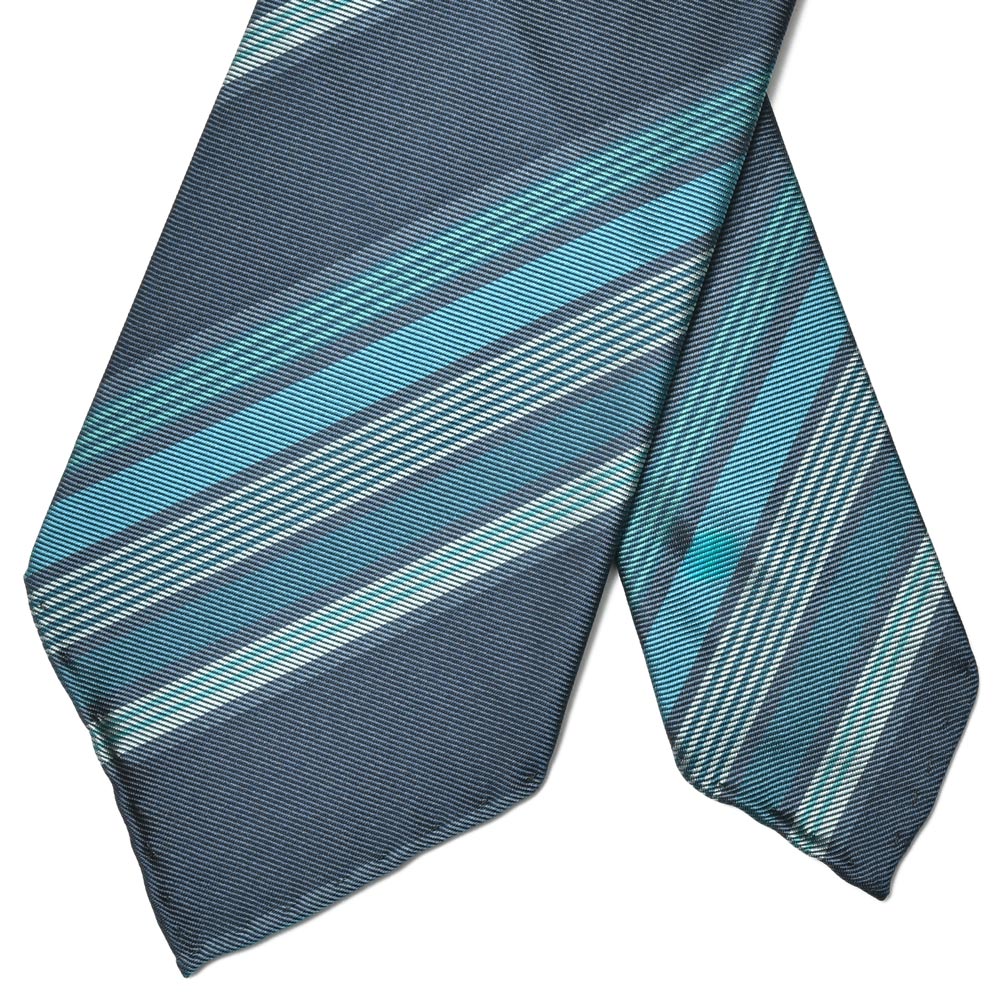 TIE YOUR TIE(タイ ユア タイ) シルクレップストライプセッテピエゲタイ T1063770107 18246203179