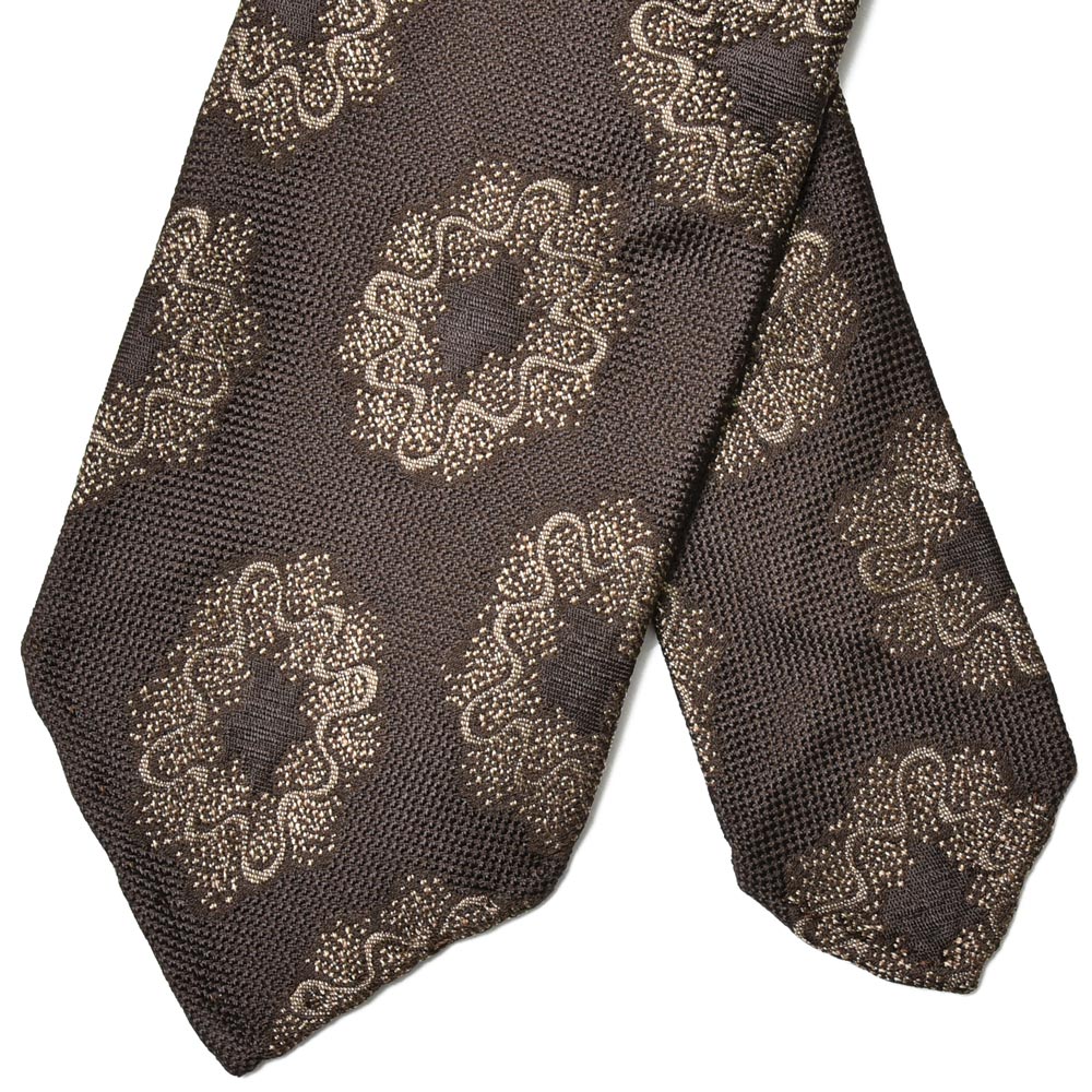 TIE YOUR TIE(タイ ユア タイ) シルクジャガードサークルモチーフセッテピエゲタイ TVE15360307 18246204179