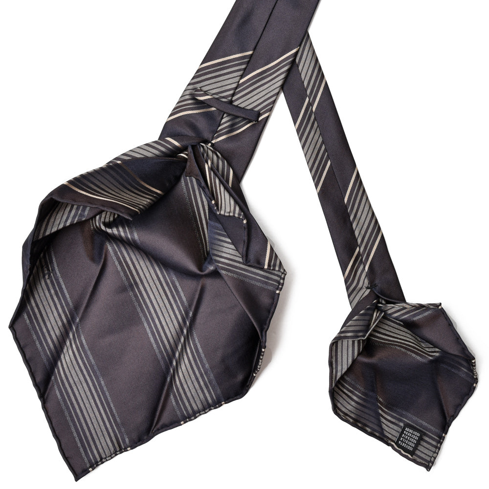 TIE YOUR TIE(タイ ユア タイ) シルクストライプセッテピエゲタイ TSTS1018380307 18246205179