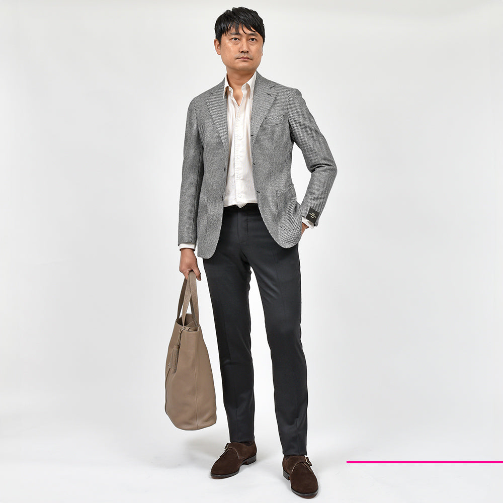 PT TORINO ピーティー トリノ Travel ウォッシャブルライトテクノウールフランネル ストレッチ ノープリーツ ドレスパンツ EVO FIT/PO80