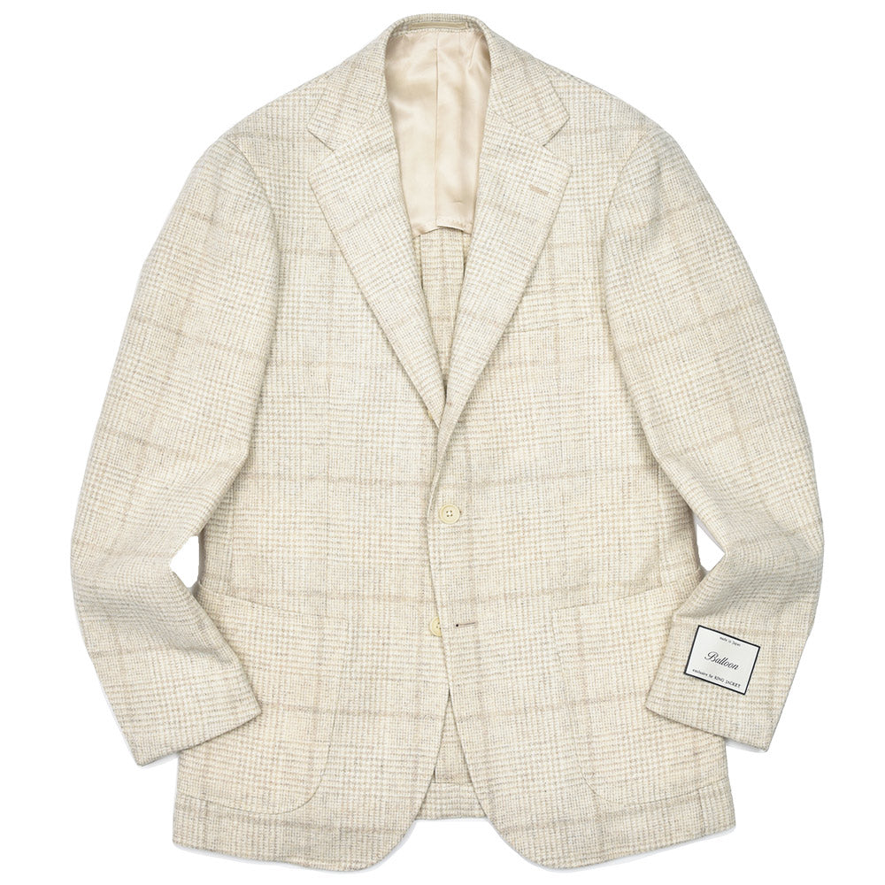 RING JACKET リングヂャケット Balloon バルーン ウール グレンチェック シングル3Bジャケット NO-300F