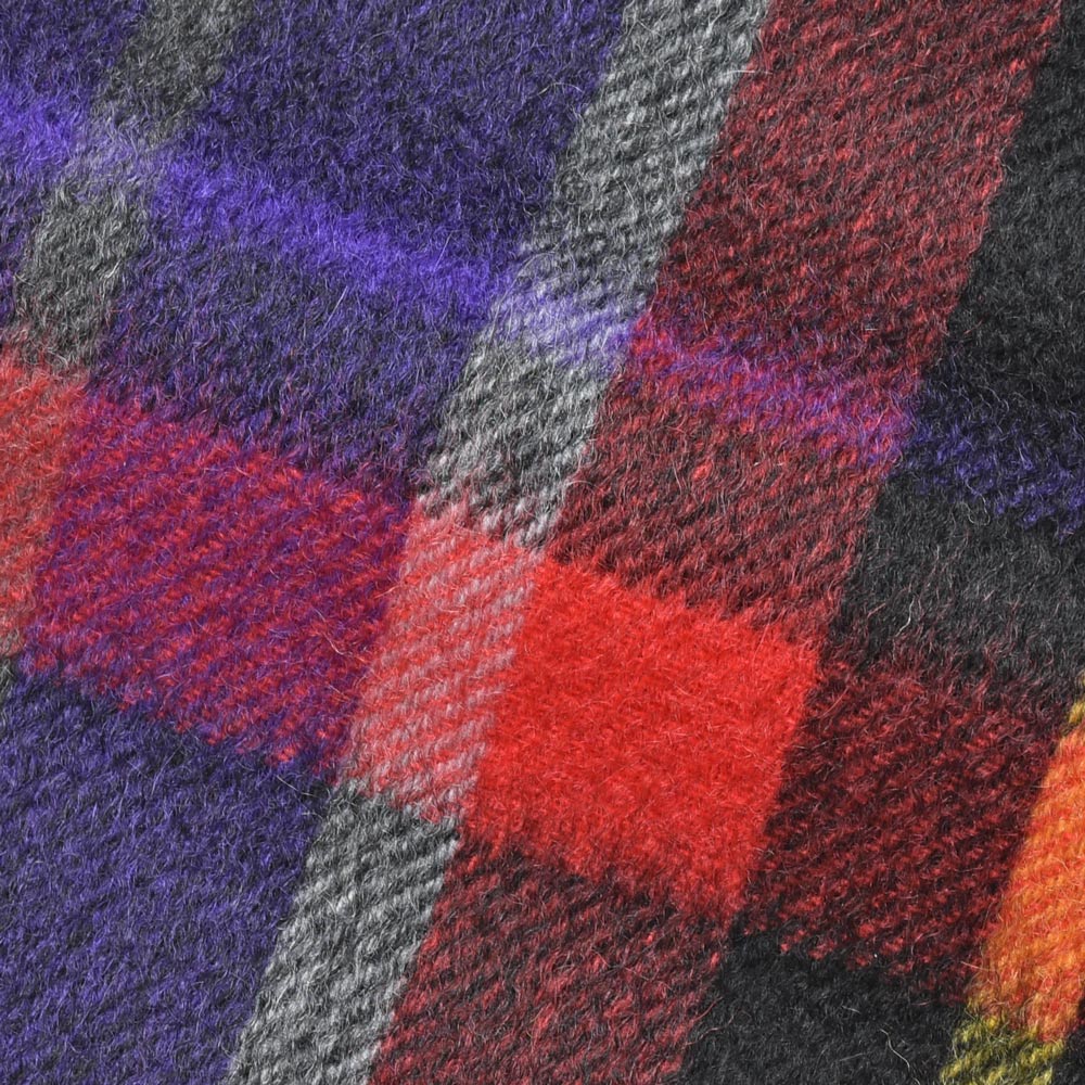 Joshua Ellis(ジョシュア エリス) カシミアチェックマフラー 35×190