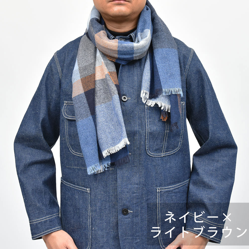Johnstons of Elgin ジョンストンズ オブ エルガン カシミヤ タータンチェック ライトウエイト 大判ストール 70×180 WA001174