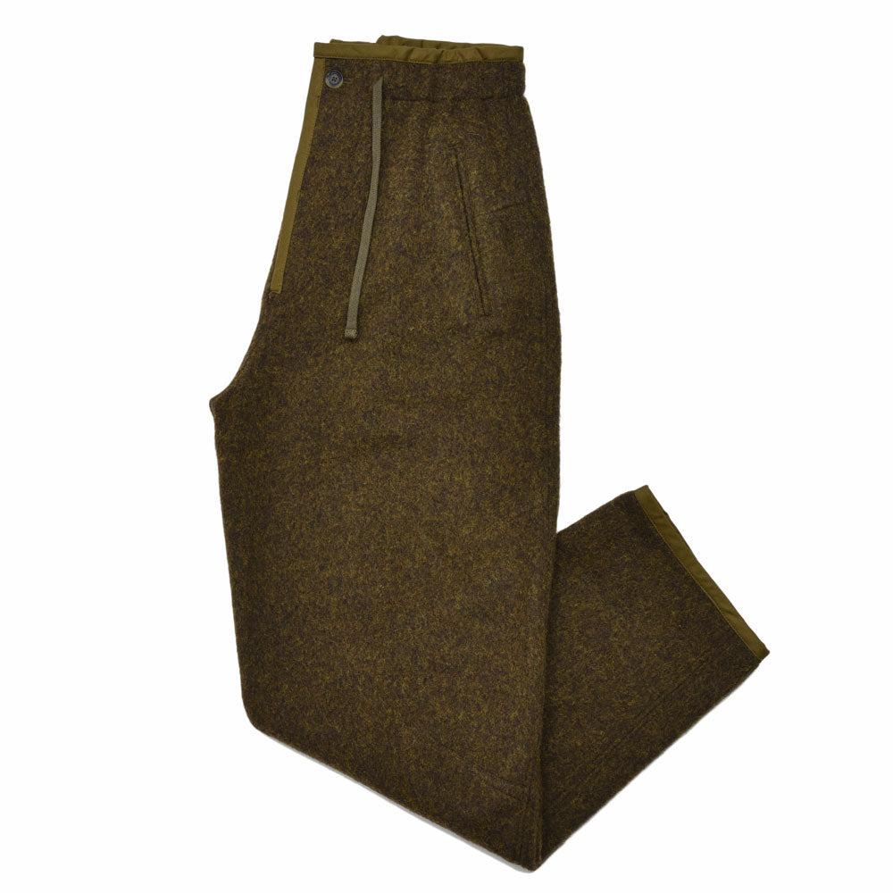 ISABEL MARANT(イザベル マラン) ボイルドウールナイロンシャーリングテーパードパンツ 274-23504
