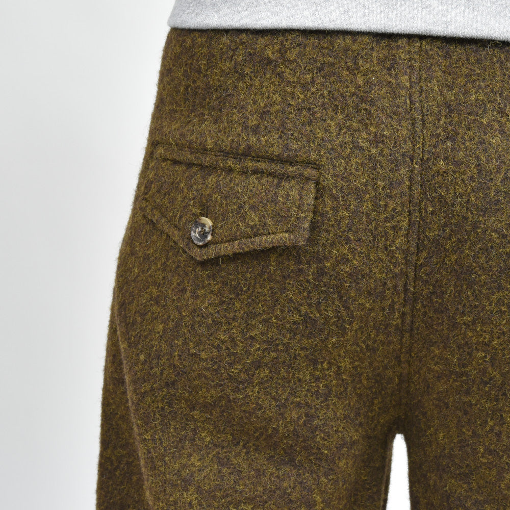 ISABEL MARANT(イザベル マラン) ボイルドウールナイロンシャーリングテーパードパンツ 274-23504
