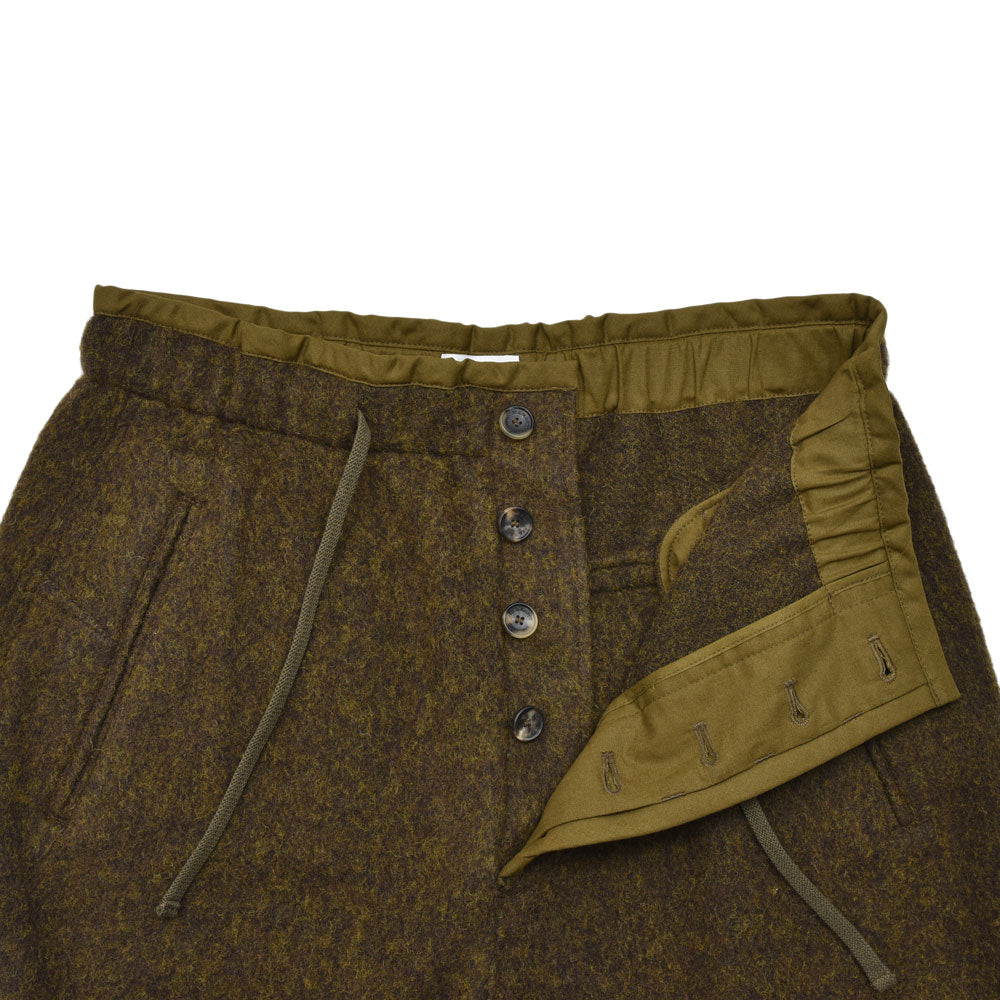 ISABEL MARANT(イザベル マラン) ボイルドウールナイロンシャーリングテーパードパンツ 274-23504