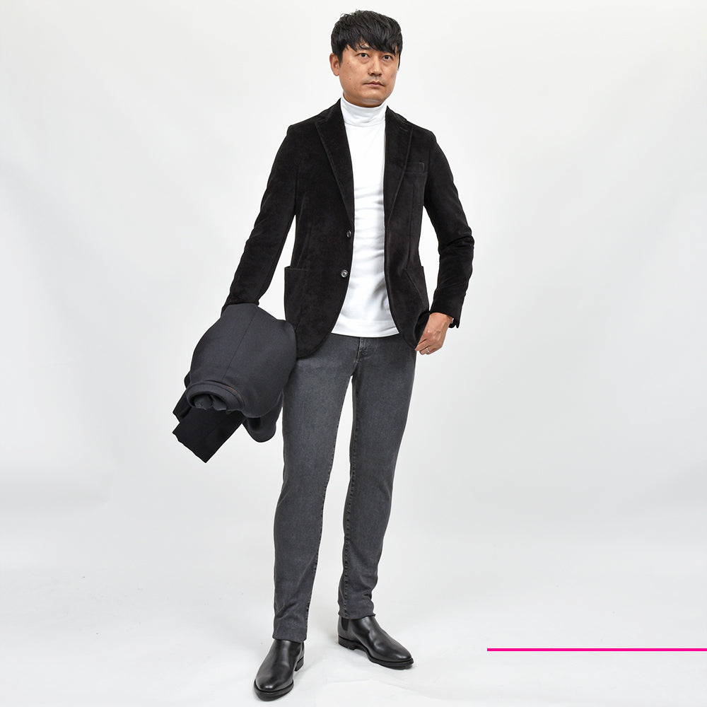 PT TORINO DENIM ピーティートリノデニム コットンレーヨンポリエステル ストレッチ ウォッシュド ブラックデニムパンツ ROCK/SKINNY FIT/OA3110