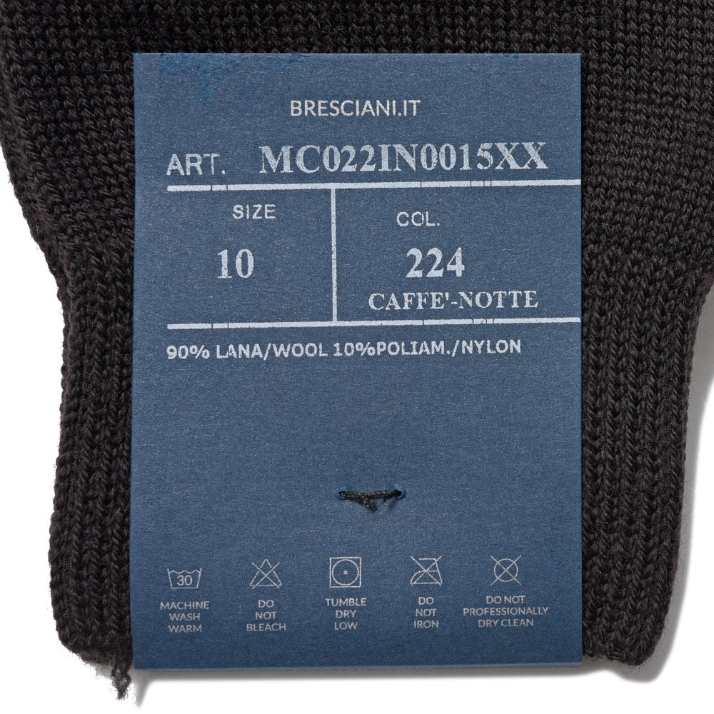 BRESCIANI(ブレッシアーニ) ウールナイロンアーガイルドレスソックス MC022IN0015 18042200146