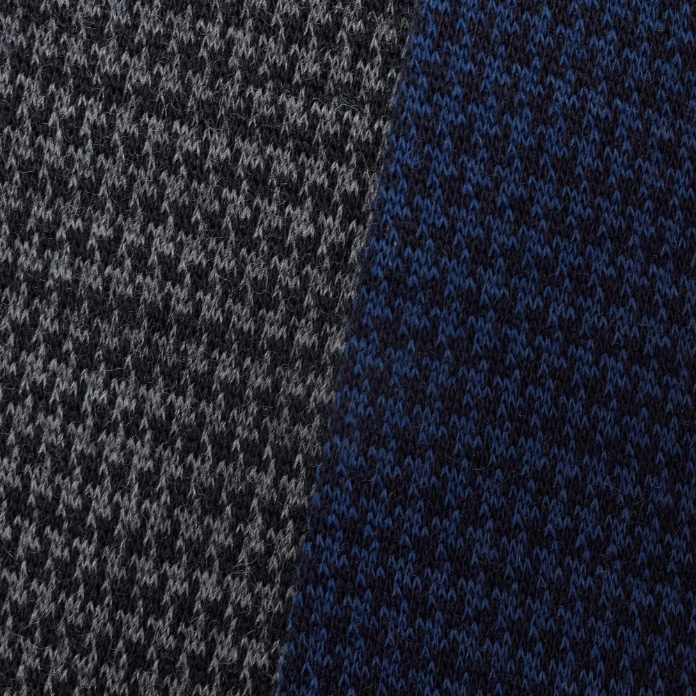BRESCIANI(ブレッシアーニ) ウールナイロンハウンドトゥースドレスソックス MC034JQ0684 18042201146