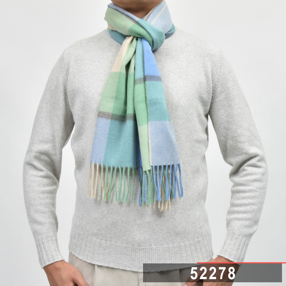 Joshua Ellis(ジョシュア エリス) カシミアチェックマフラー 35×190 J0S24W0000