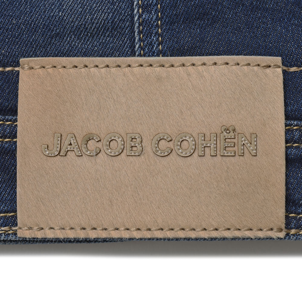 JACOB COHEN(ヤコブコーエン) ボアカラーヴィンテージウォッシュストレッチデニムトラッカージャケット 226-21709