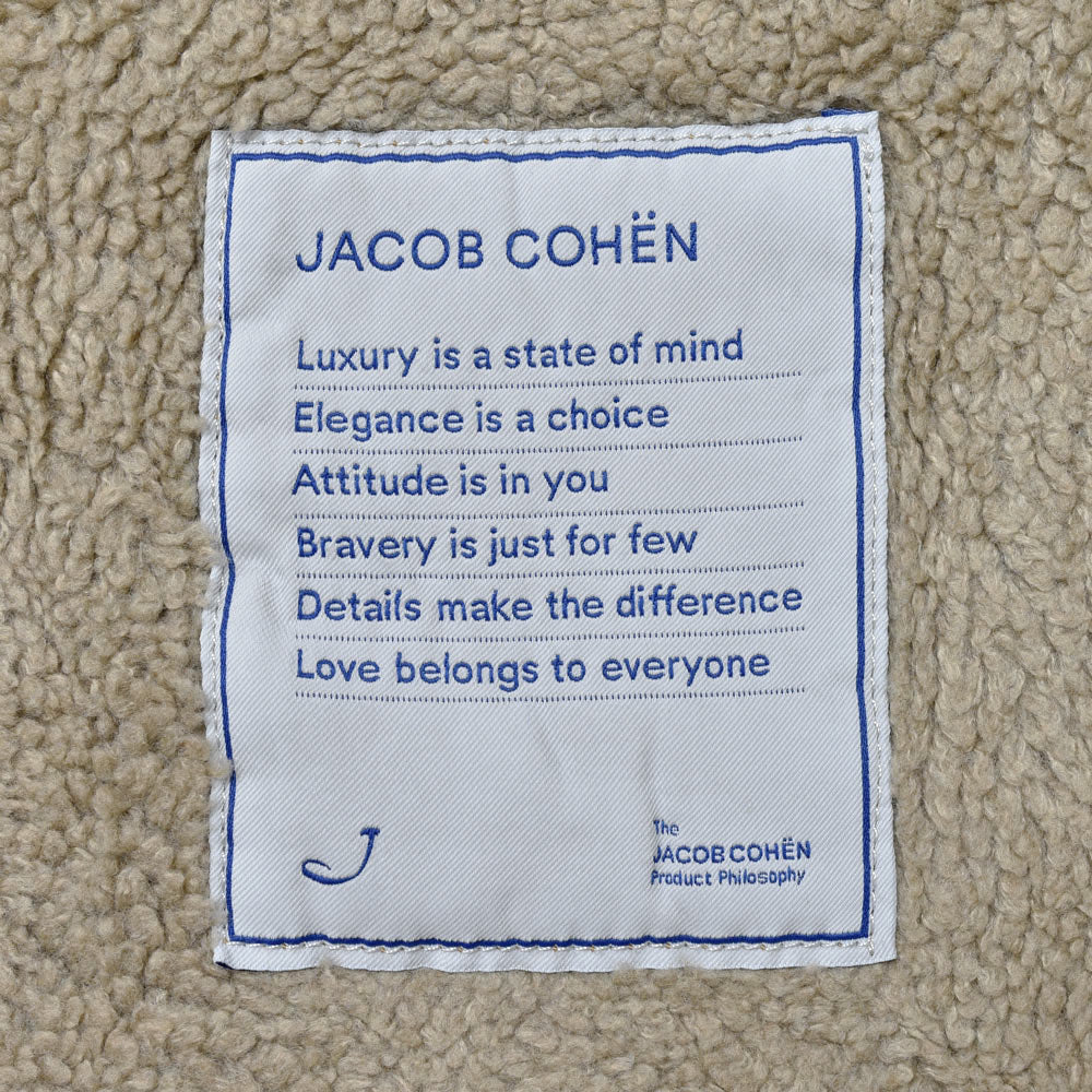 JACOB COHEN(ヤコブコーエン) ボアカラーヴィンテージウォッシュストレッチデニムトラッカージャケット 226-21709