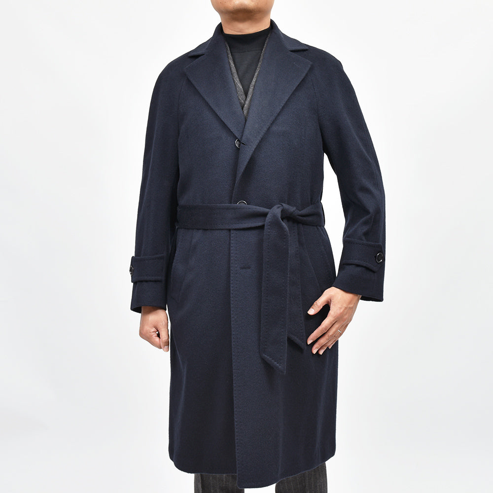 TITO ALLEGRETTO ティト アレグレット ヴァージンウール カシミヤ ベルテッド ラグランスリーブ シングル3Bコート