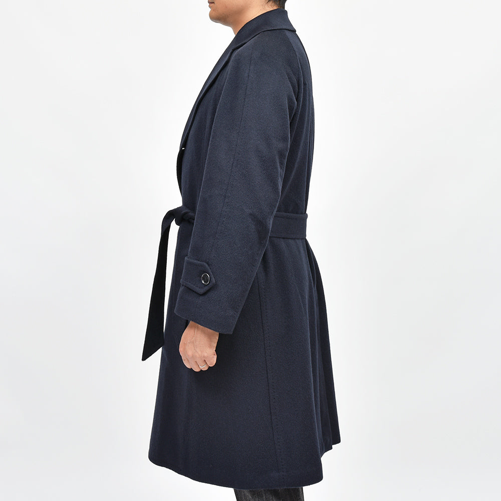 TITO ALLEGRETTO ティト アレグレット ヴァージンウール カシミヤ ベルテッド ラグランスリーブ シングル3Bコート