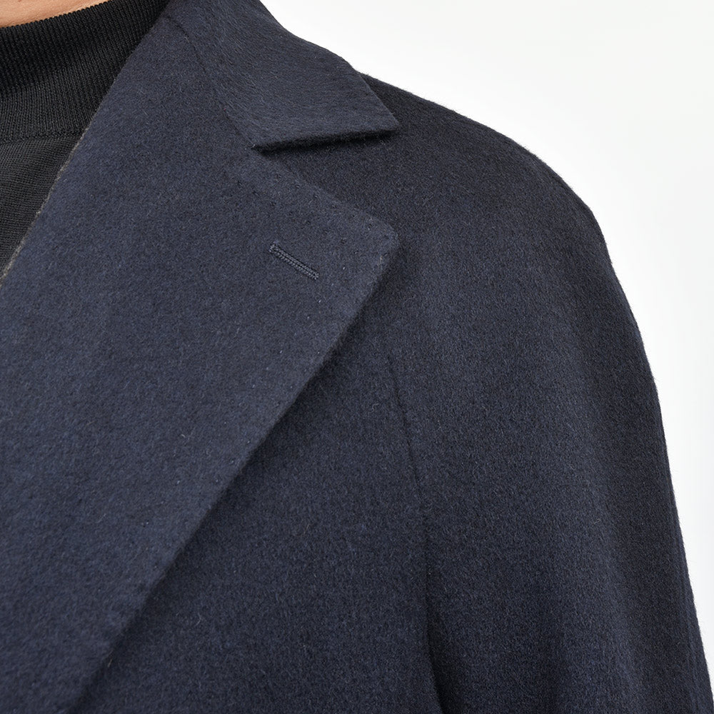 TITO ALLEGRETTO ティト アレグレット ヴァージンウール カシミヤ ベルテッド ラグランスリーブ シングル3Bコート