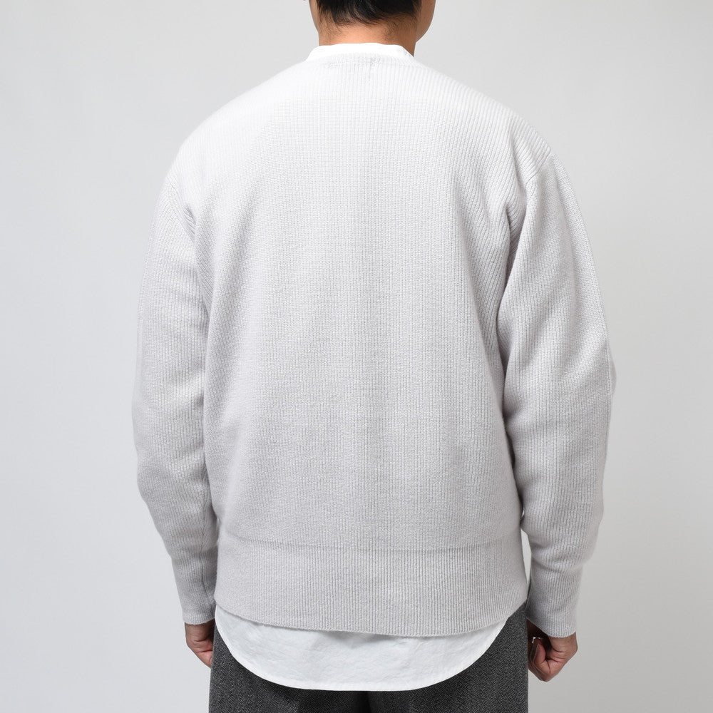 balcone Rencontrant(バルコーネ レンコントラント) カシミアリブクルーネックニット HJM-01