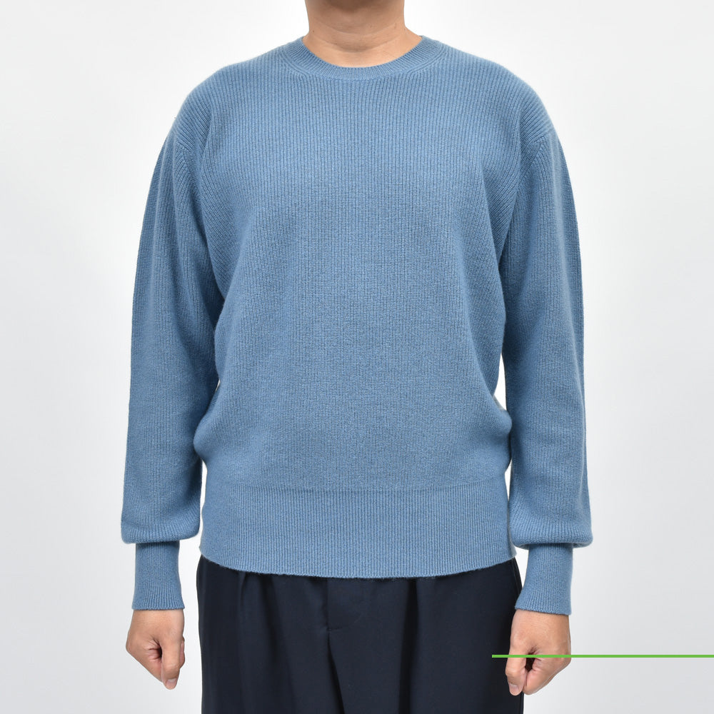 balcone Rencontrant(バルコーネ レンコントラント) カシミアリブクルーネックニット HJM-01