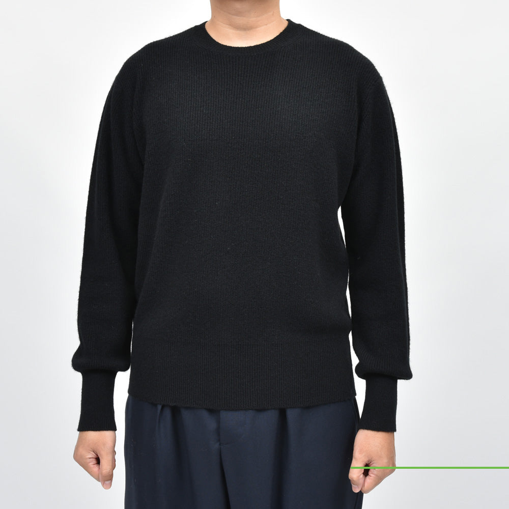 balcone Rencontrant(バルコーネ レンコントラント) カシミアリブクルーネックニット HJM-01