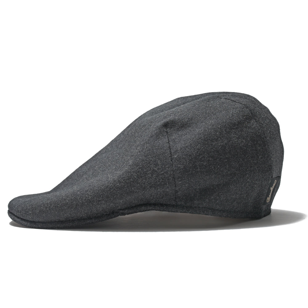 Borsalino(ボルサリーノ) ウールカシミアフランネルハンチング Parigi Duck-billed flat cap