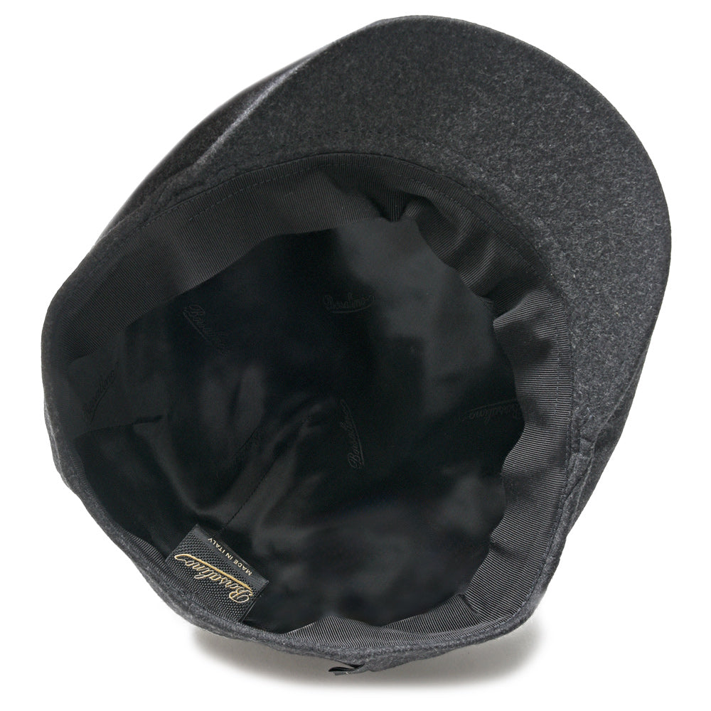 Borsalino(ボルサリーノ) ウールカシミアフランネルハンチング Parigi Duck-billed flat cap