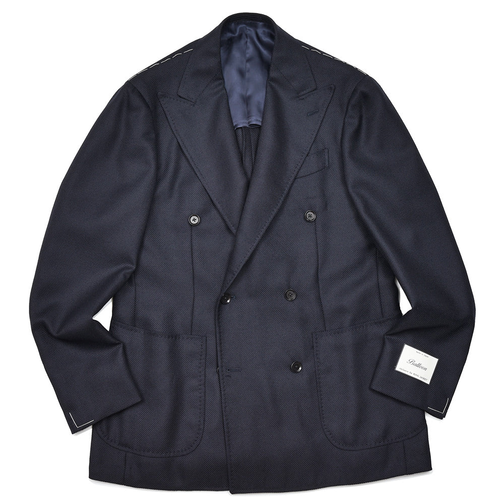 RING JACKET リングヂャケット Balloon バルーン ウール ホップサック ダブル6Bジャケット NO-304F