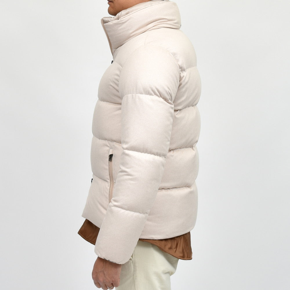 HERNO(ヘルノ) ウォーターレペレントシルクカシミアサキソニーダウンブルゾン PI001027U-38087+12020