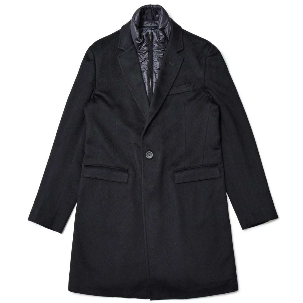 HERNO(ヘルノ) ウォーターレペレントカシミアフランネルチェスターフィールドコート CA0091U-38020+12020