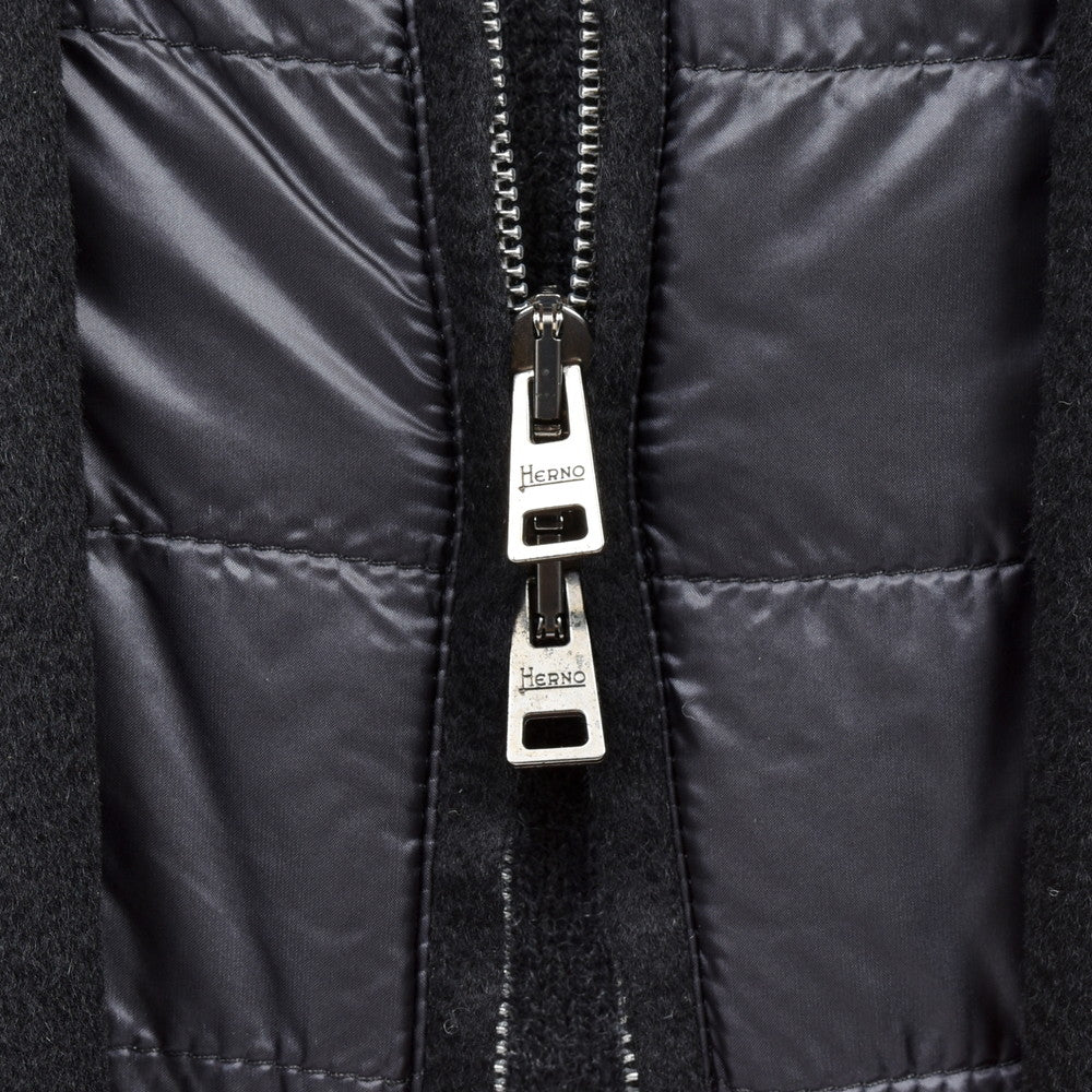 HERNO(ヘルノ) ウォーターレペレントカシミアフランネルチェスターフィールドコート CA0091U-38020+12020