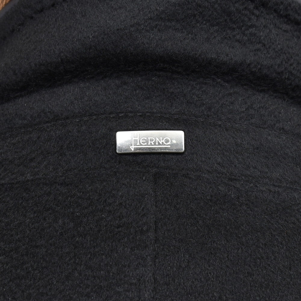 HERNO(ヘルノ) ウォーターレペレントカシミアフランネルチェスターフィールドコート CA0091U-38020+12020